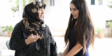 Leyla Əliyeva Mübariz İbrahimovun evində – Fotolar