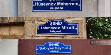 Antiterror tədbirləri zamanı şəhid olan 3 hərbçinin adı Cəlilabadda küçəyə verilib