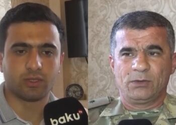 Ata və oğul müharibənin ən qızğın anlarında, güllələr altında görüşüb (VİDEO)