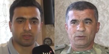 Ata və oğul müharibənin ən qızğın anlarında, güllələr altında görüşüb (VİDEO)