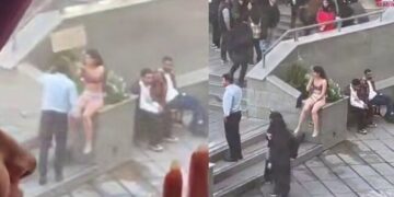 İranda ŞOK: məcburi hicaba etiraz edib, SOYUNDU – VİDEO