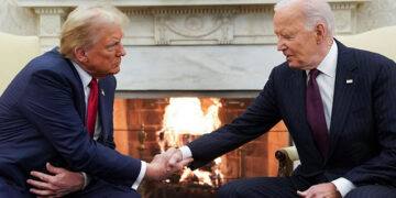 Bayden Trampla görüşdü – Fotolar