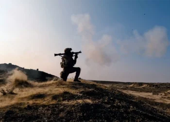 Komando bölmələrinin taktiki-xüsusi təlimindən görüntülər