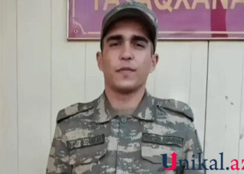 Qar uçqununa düşən hərbçimizin – Fotosu