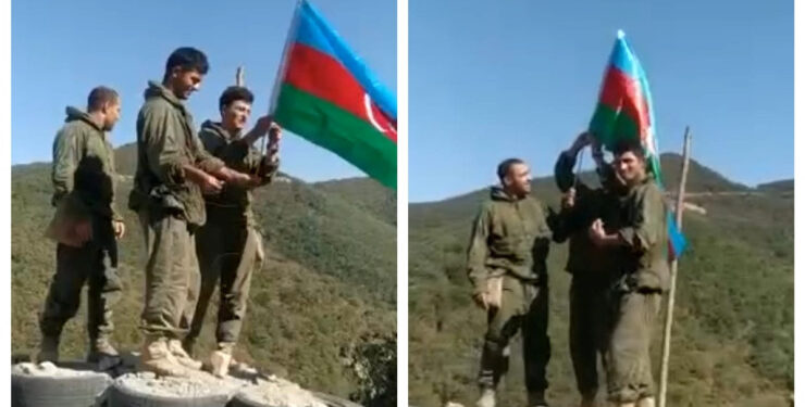 Daha bir strateji yüksəklikdə Azərbaycan bayrağı -VİDEO