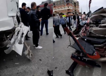 Bakı-Sumqayıt yolunda ağır avtomobil qəzası – FOTO/VİDEO