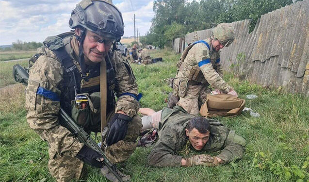 Ukrayna əsgərləri rusiyalı polkovnik-leytenantı əsir götürdü