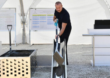 Cəbrayılda 35 kilovoltluq yarımstansiyanın və Rəqəmsal İdarəetmə Mərkəzinin təməli qoyuldu