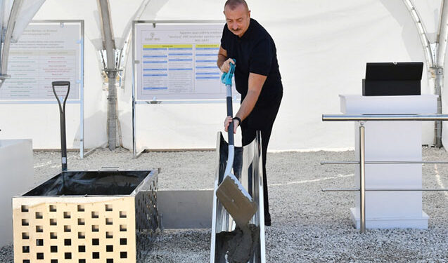 Cəbrayılda 35 kilovoltluq yarımstansiyanın və Rəqəmsal İdarəetmə Mərkəzinin təməli qoyuldu