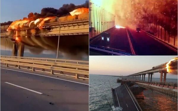 Rusiya FHN Krım körpüsündə partlayışla bağlı məlumat yaydı – YENİLƏNİB + FOTO/VİDEO