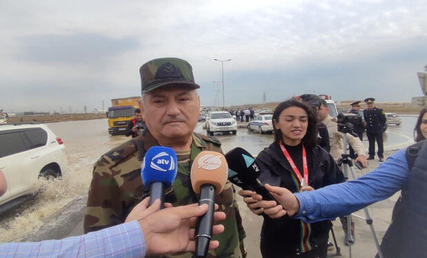 Baş nazirin müavini və general-mayor magistral su xəttində baş vermiş qəza yerinə gediblər