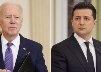 Zelenski Baydenlə Ukraynanın hava hücumundan müdafiəsini müzakirə edib