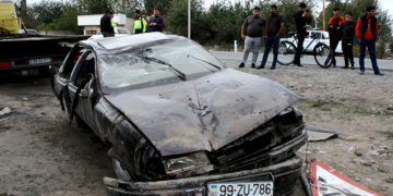 İmişlidə ağır qəza, yaralılar var