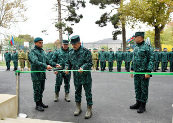 DSX-nin Cəbrayıldakı hərbi hissəsində hərbi xəstəxana, idman və yaşayış kompleksləri istifadəyə verildi – Fotolar