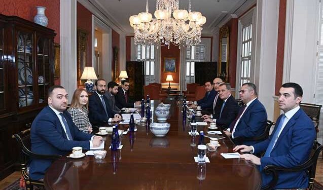 Ceyhun Bayramovla Mirzoyanın görüşü başladı – Fotolar