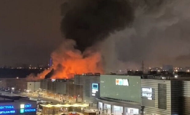 Moskvada ticarət mərkəzi yanır – FOTO/VİDEO