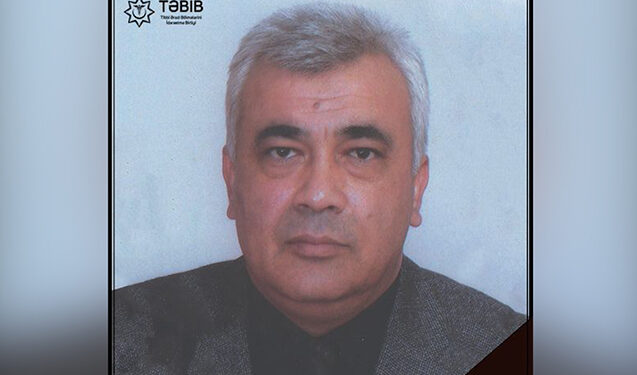 Suraxanı Tibb Mərkəzinin direktoru vəfat etdi