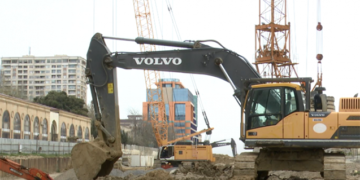 Bakıda yeni inşa olunan metrostansiyadan görüntülər – Video