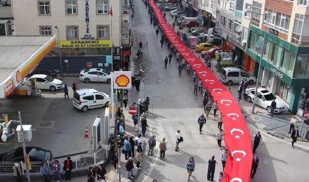 1919 metrlik Türkiyə bayrağı…