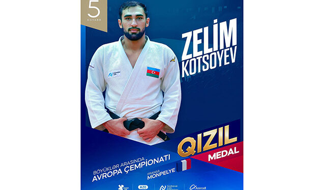 Daha bir cüdoçumuz Avropa çempionu oldu