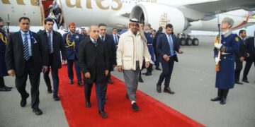 BƏƏ Prezidenti Azərbaycana gəldi – FOTO