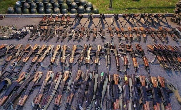 Xankəndidə xeyli silah-sursat aşkarlanıb