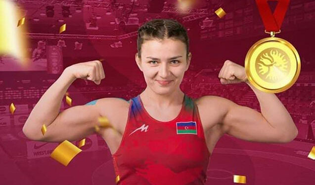 Daha bir qadın güləşçimiz qızıl medal qazandı