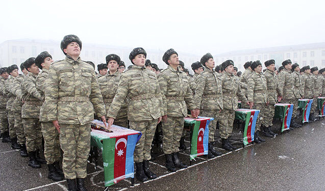 Gənc əsgərlərin andiçmə mərasimləri keçirildi – Video+Fotolar