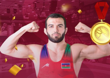 Güləşçimiz Avropa çempionatında qızıl medal qazandı