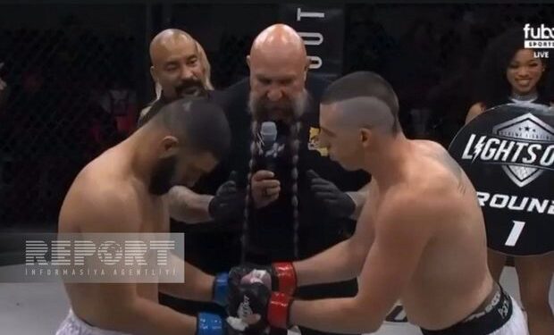 Azərbaycanlı idmançı ABŞ-də tanınmış döyüşçünü məğlub edib – FOTO/VİDEO