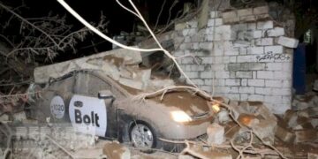 Bakıda güclü partlayış: 10-dan çox avtomobil… – FOTOLAR