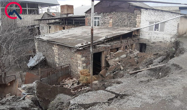 Gəncədə yağış suları ciddi fəsadlara yol açdı