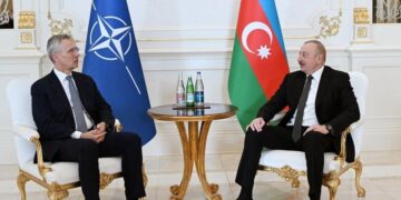 İlham Əliyevin NATO-nun Baş katibi ilə təkbətək görüşü olub – FOTO