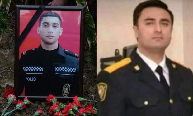 İşğaldan azad edilən ərazidə həlak olan polislər dəfn edildilər – FOTO/VİDEO