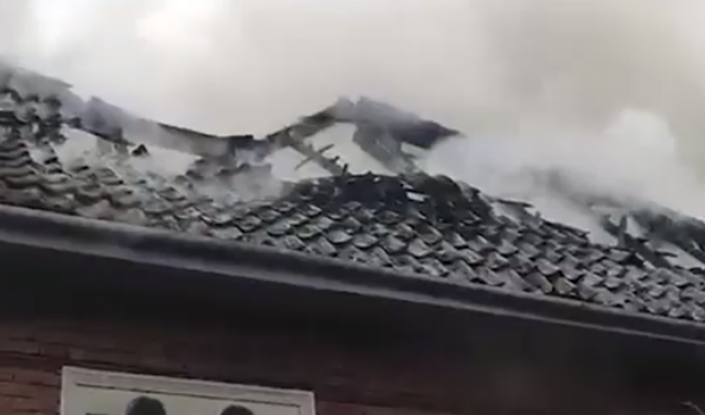 Masallıda ev yandı – Video