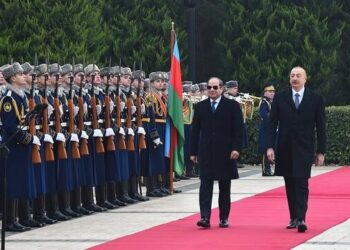 Prezidentin Qahirədə rəsmi qarşılanma mərasimi oldu