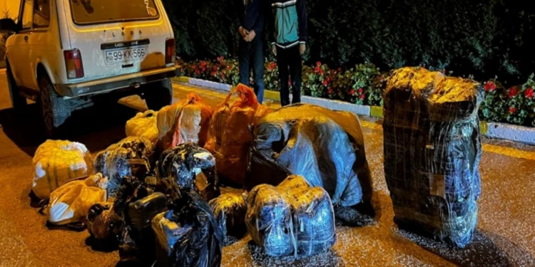 İrandan Azərbaycana qayıqlarla 170 kiloqram narkotik vasitə keçirmək istədilər