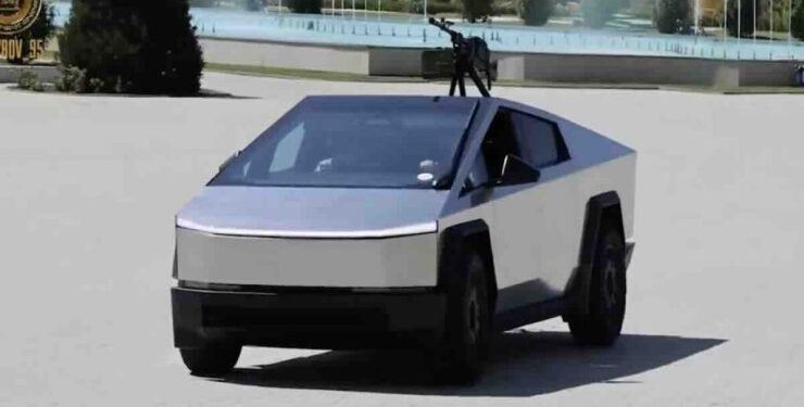 Kadırov Tesla “Cybertruck”ı Ukrayna ilə müharibəyə göndərdi – VİDEO