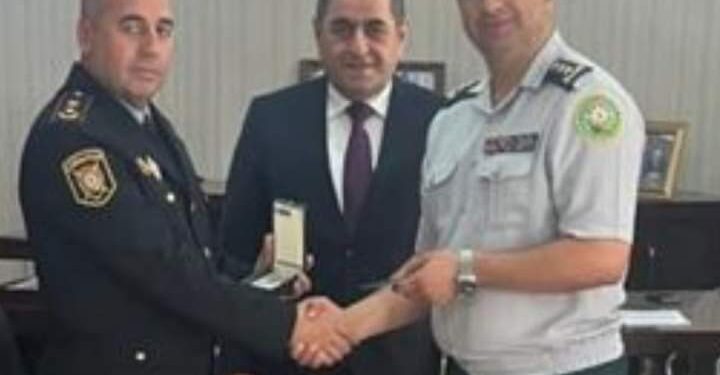 Cəlilabad rayon Göytəpə şəhər polis bölməsinin rəisi növbəti dəfə təltif olunub.