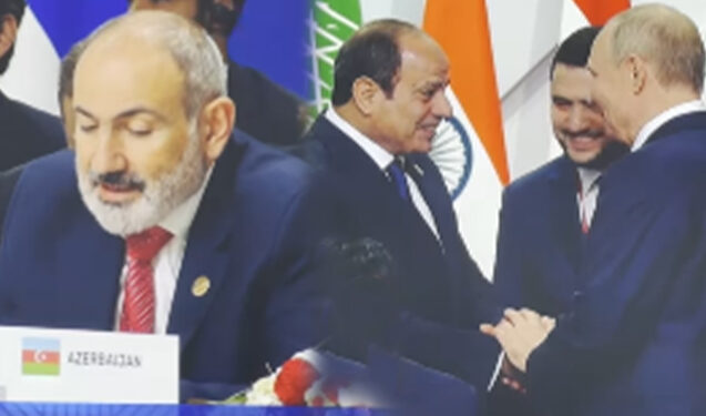 Putin Paşinyanın çıxışını dinləmədi – Video