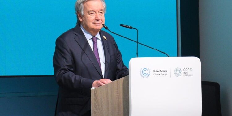 BMT baş katibi Azərbaycana təşəkkür etdi: “COP29-da razılaşma gələcək inkişaf üçün əsas yaradır”