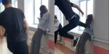 Məktəbdə qızı döyən azərbaycanlı şagirdə cinayət işi açıldı – VİDEO