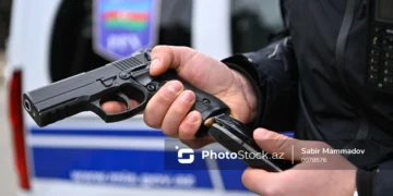 Azərbaycanda polis ehtiyatsızlıq nəticəsində həyatını itirdi