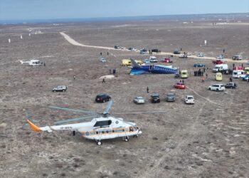AZAL-ın təyyarəsinin qəzaya uğraması ilə bağlı – Yeni görüntülər