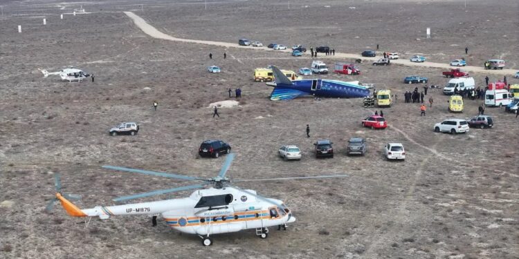 AZAL-ın təyyarəsinin qəzaya uğraması ilə bağlı – Yeni görüntülər