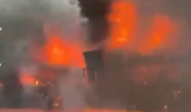 Zavoddakı yanğından yeni – Görüntülər