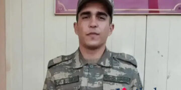 Qar uçqununa düşən hərbçimizin – Fotosu