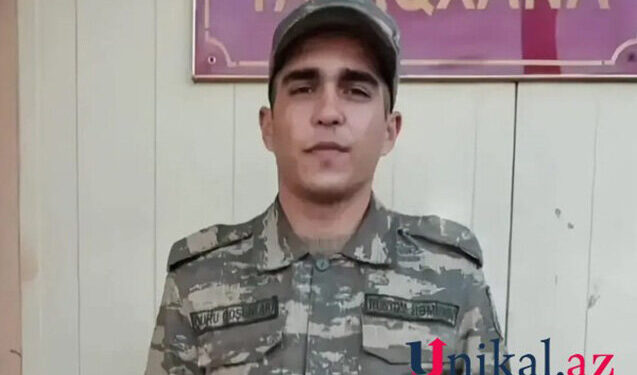 Qar uçqununa düşən hərbçimizin – Fotosu