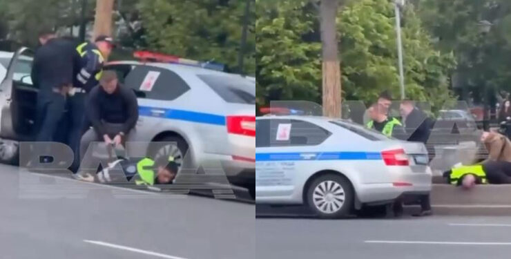 4 yol polisi zabitini küçədə yerə yıxıb qandalladılar – HADİSƏ ANI