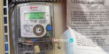 İşığa görə sabit tarif bu qədər olacaq